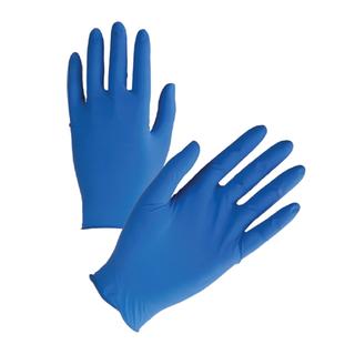 γάντια μίας χρήσεως latex μπλέ
